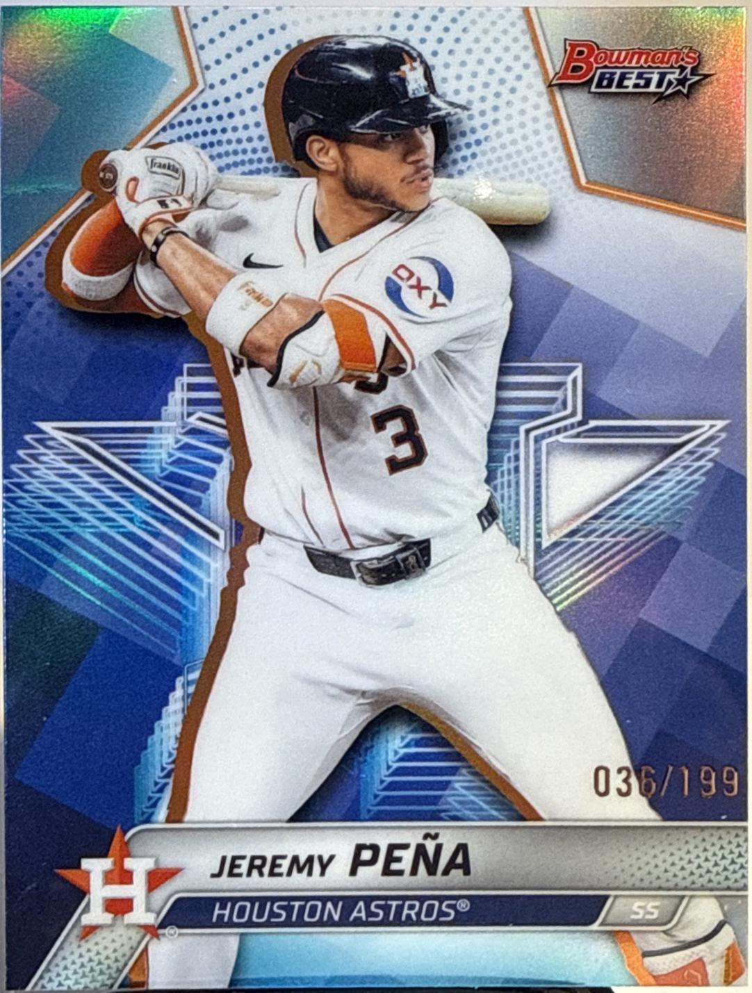 Jeremy Pena [Aqua Refractor] #34
