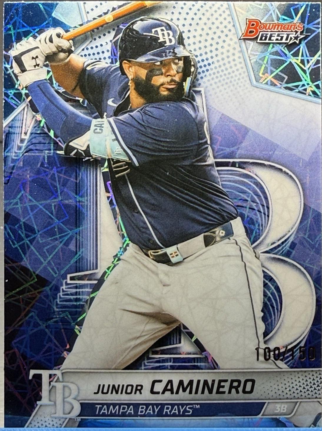 Junior Caminero [Blue Lazer Refractor] #53