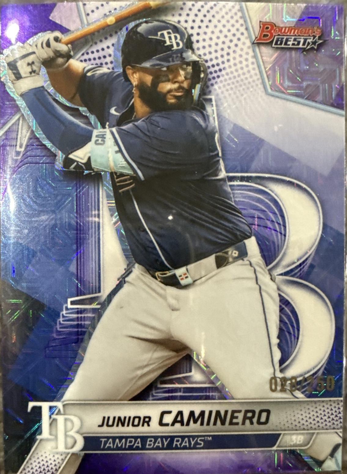 Junior Caminero [Purple Mojo Refractor] #53