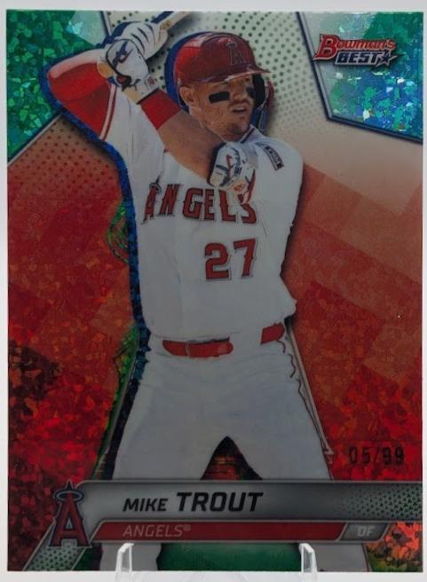 Mike Trout [Green Mini-Diamond Refractor] #26