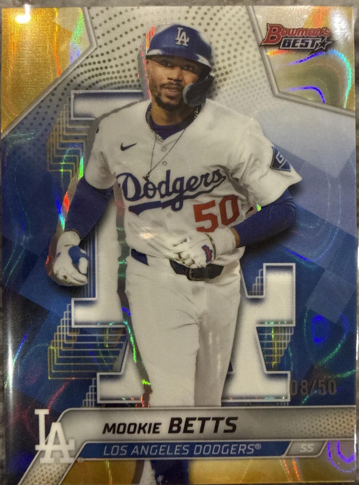 Mookie Betts [Gold Lava Refractor] #64
