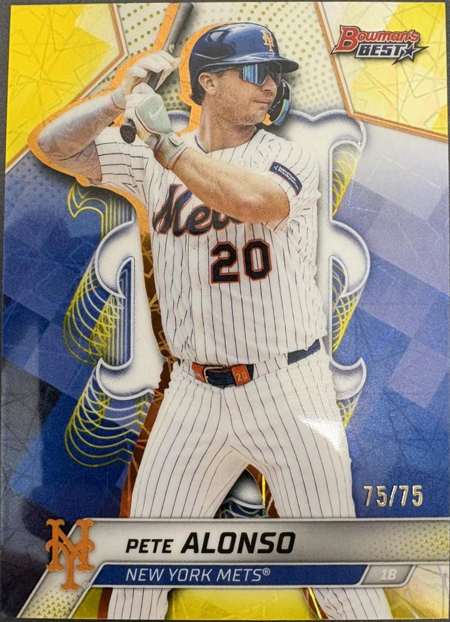 Pete Alonso [Yellow Refractor] #51