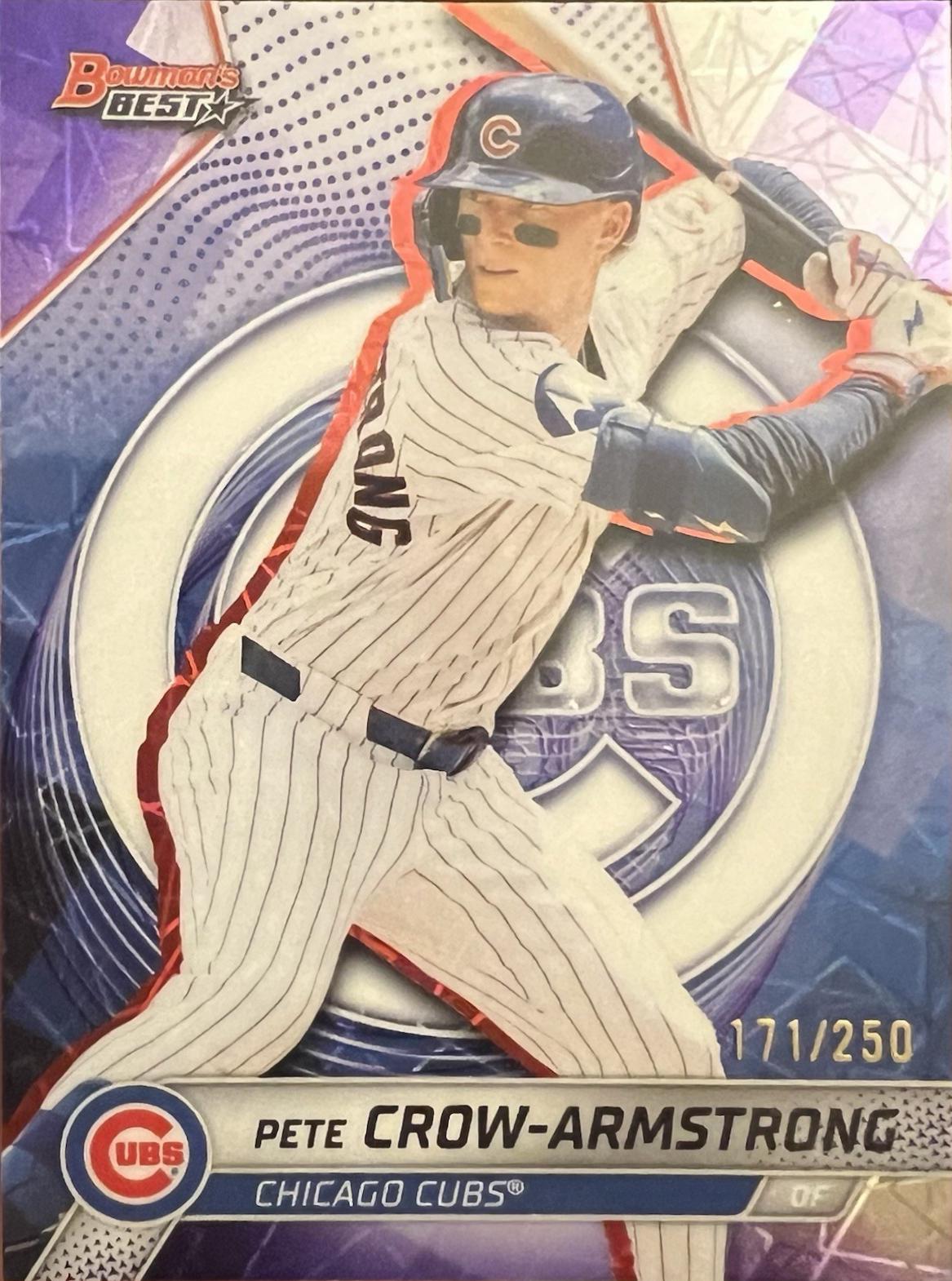 Pete Crow-Armstrong [Purple Lazer Refractor] #35