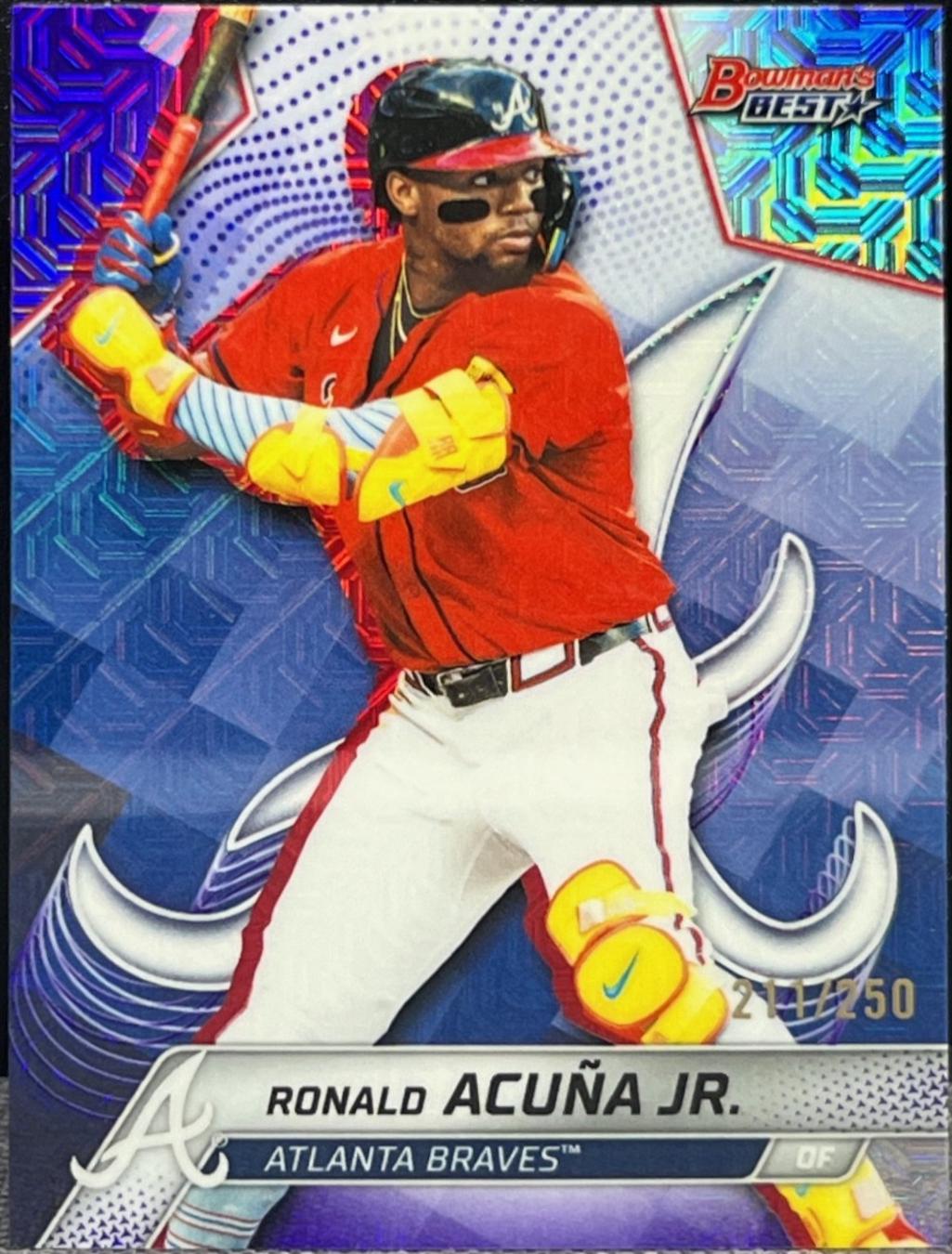 Ronald Acuna Jr. [Purple Mojo Refractor] #13