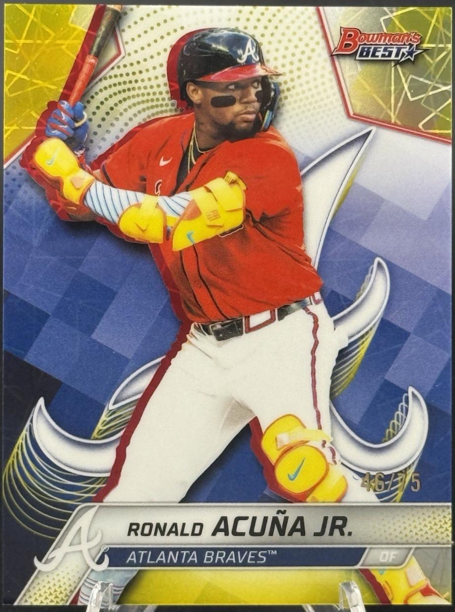 Ronald Acuna Jr. [Yellow Refractor] #13