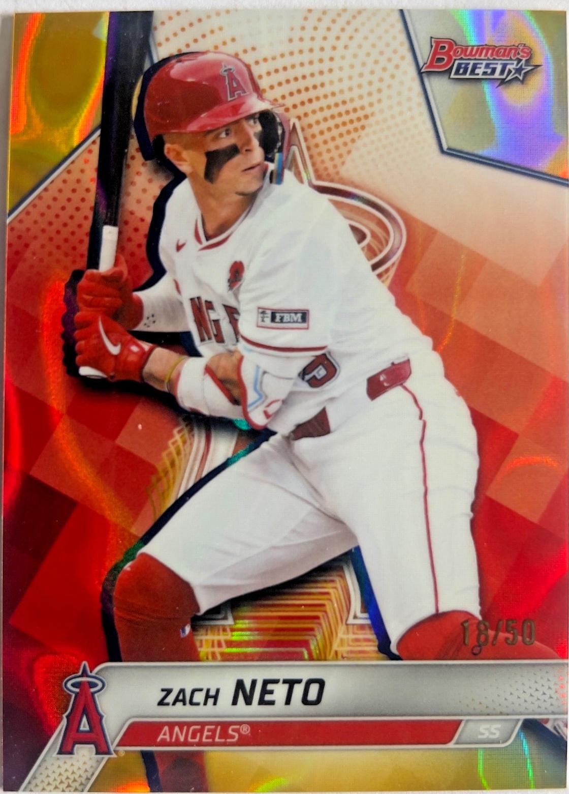 Zach Neto [Gold Lava Refractor] #47