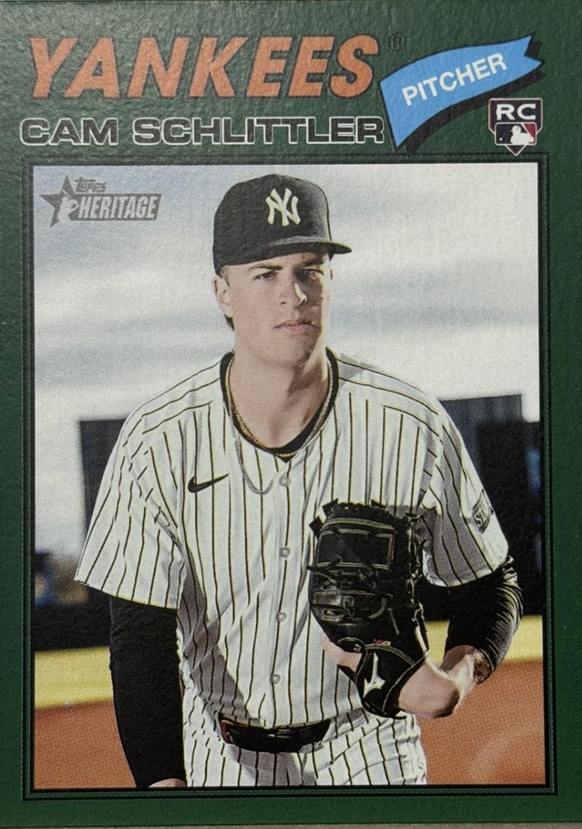 Cam Schlittler [Dark Green] #222