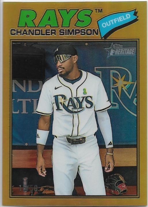 Chandler Simpson [Gold Bordered Chrome] #58