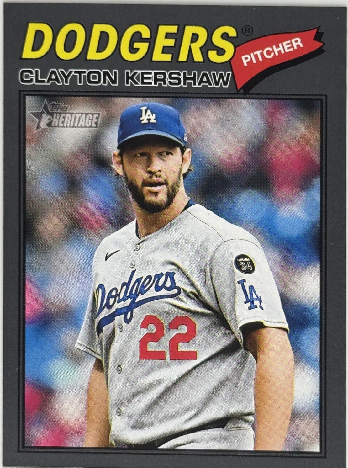 Clayton Kershaw [Dark Gray Bordered] #190