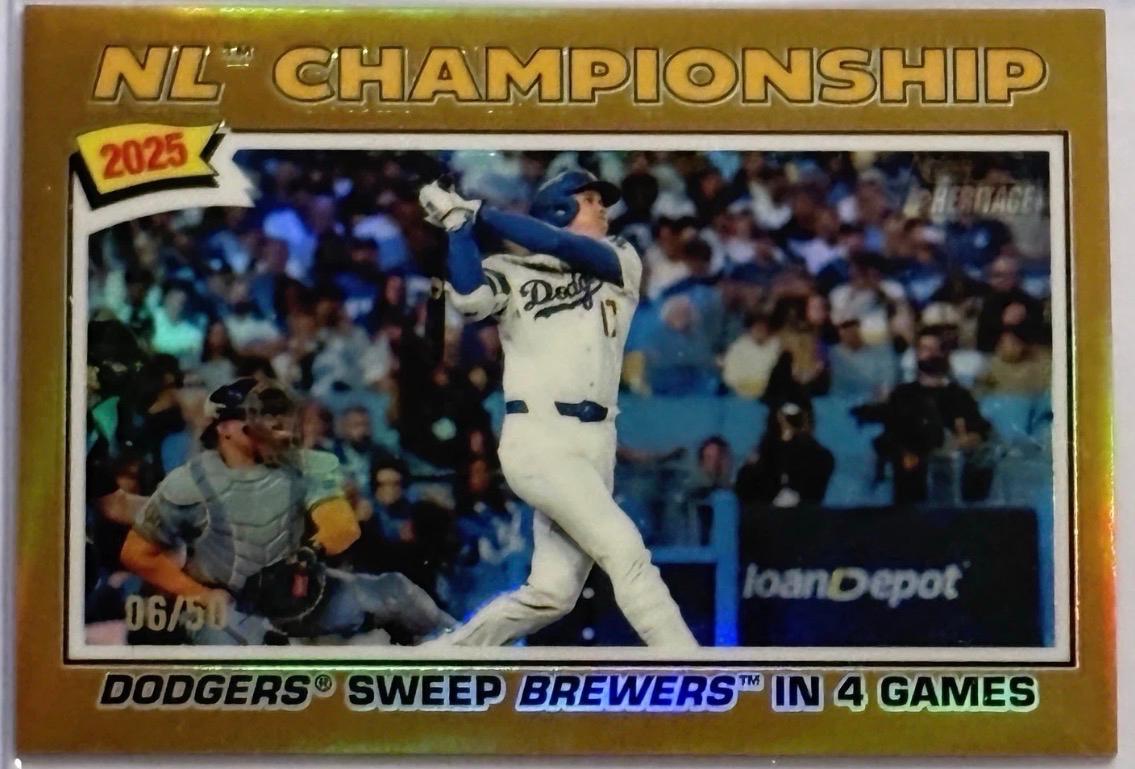 Los Angeles Dodgers [Gold Bordered Chrome] #277