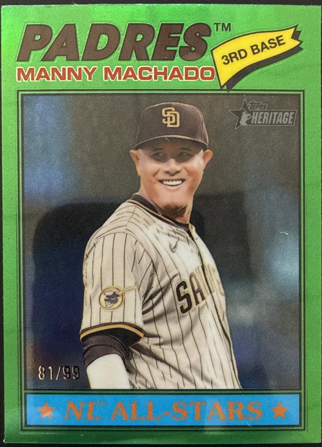 Manny Machado [Green Bordered Chrome] #143