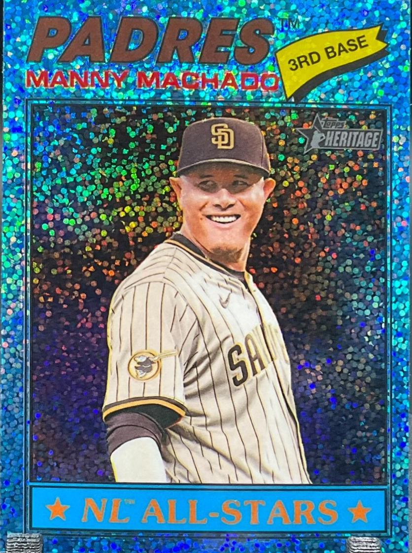 Manny Machado [Light Blue Sparkle Chrome] #143
