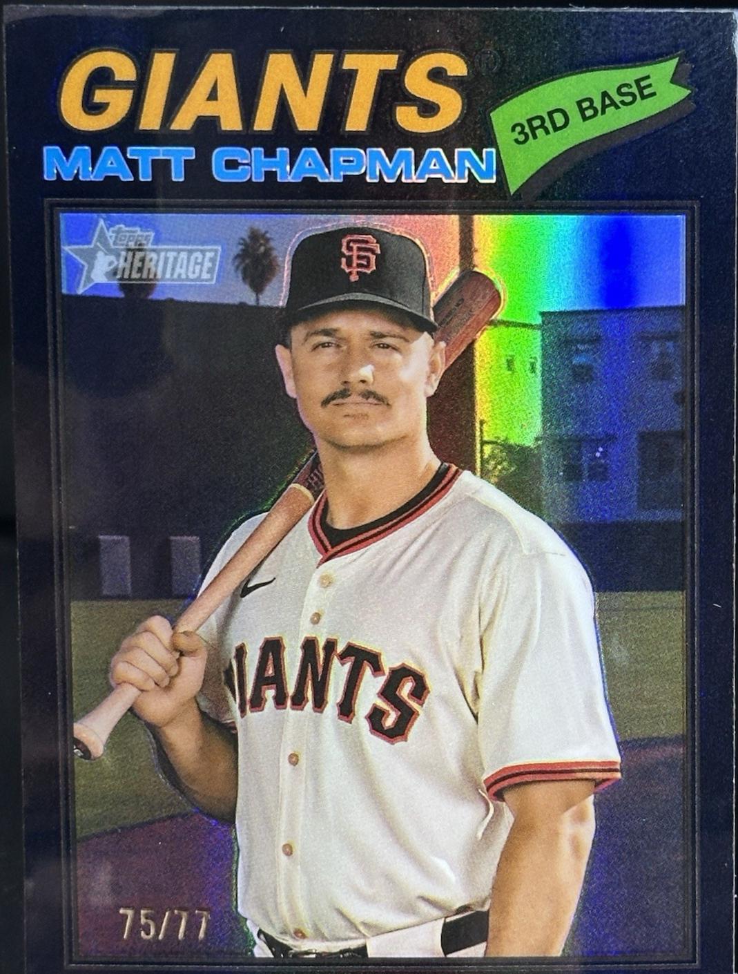 Matt Chapman [Black Bordered Chrome] #114