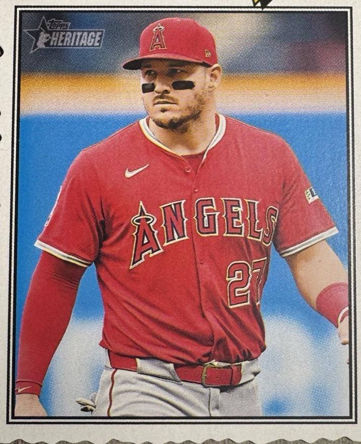 Mike Trout [Deckle Edge] #163