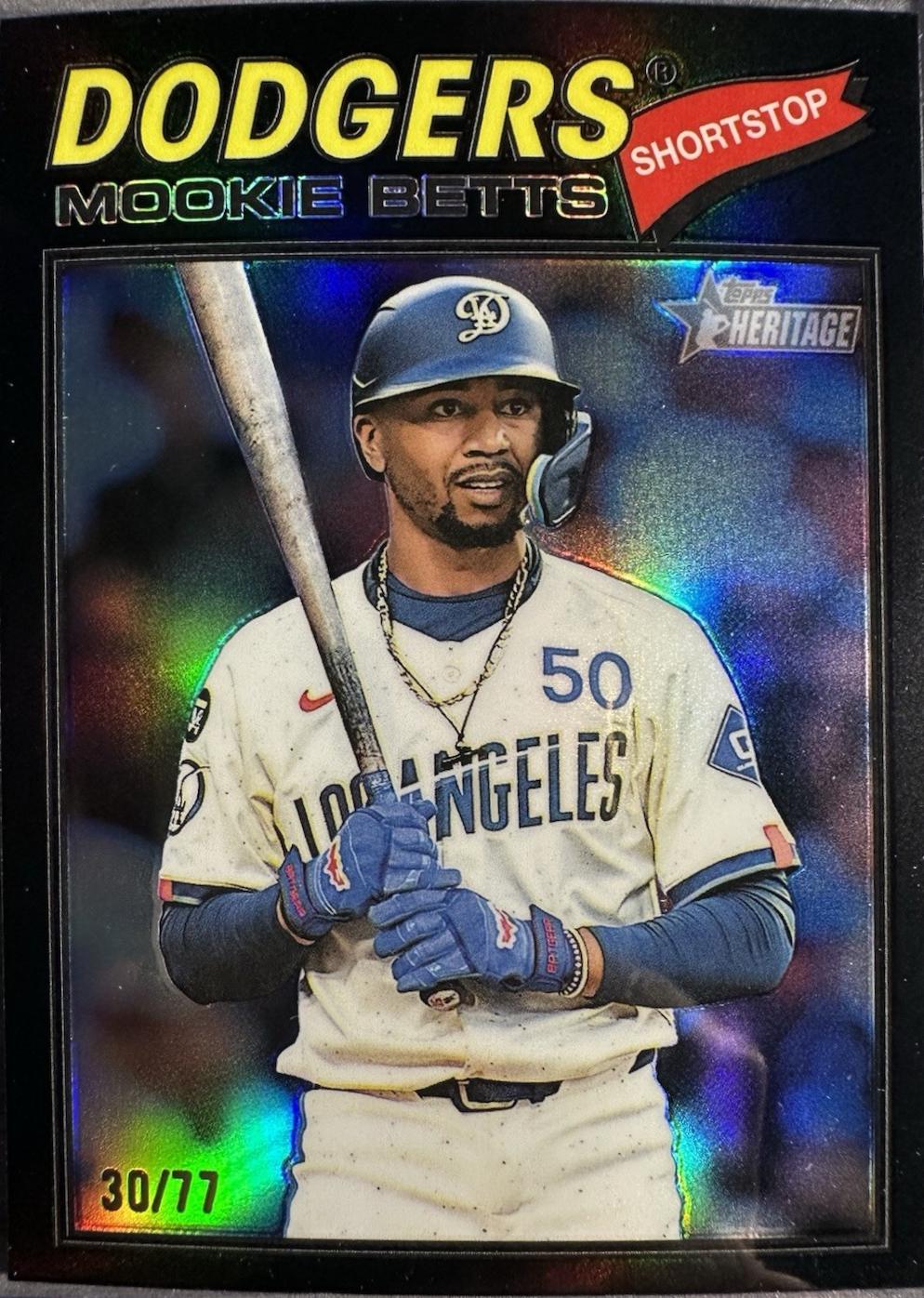 Mookie Betts [Black Bordered Chrome] #12