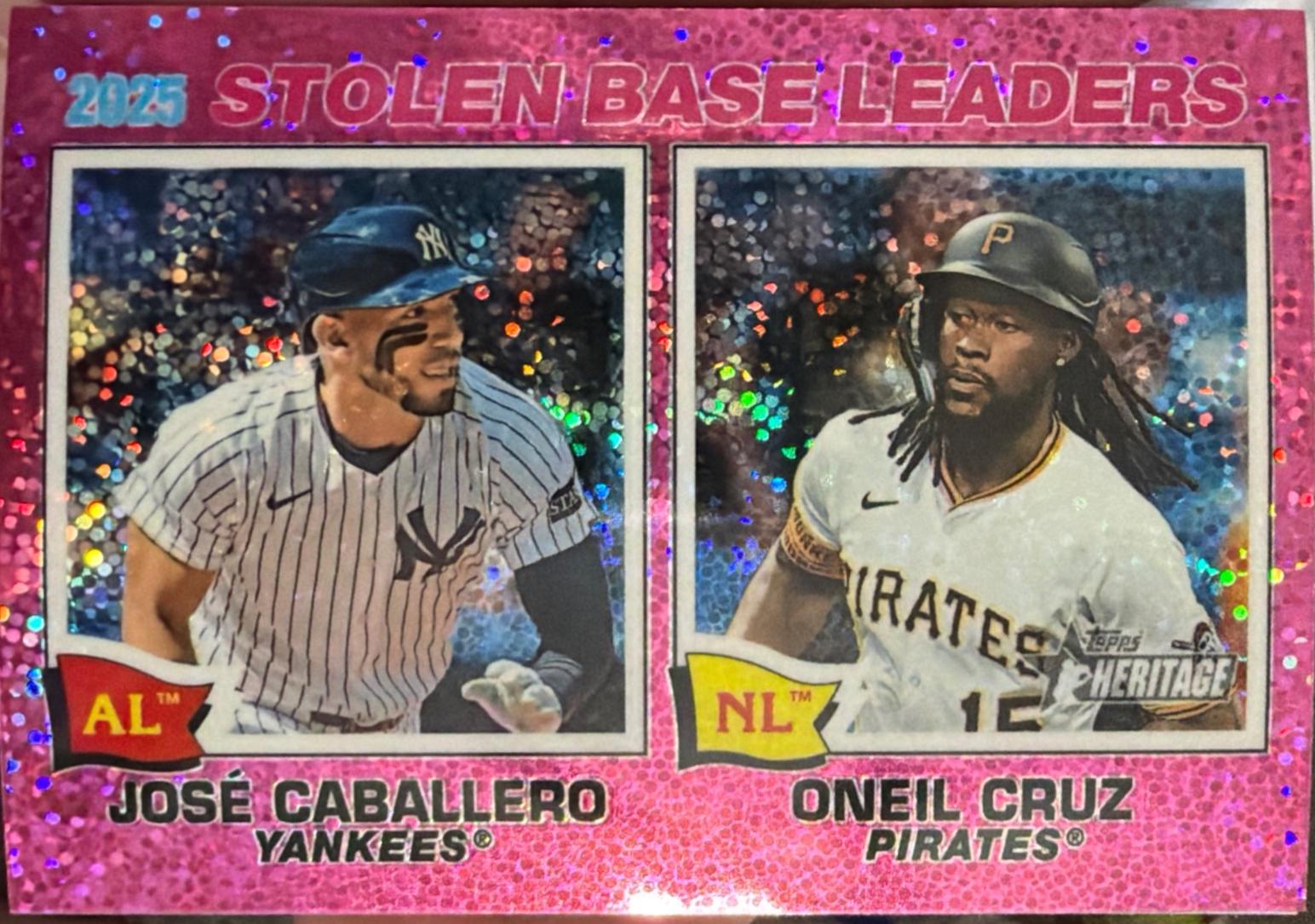 Oneil Cruz / Jose Caballero [Pink Sparkle Chrome] #4