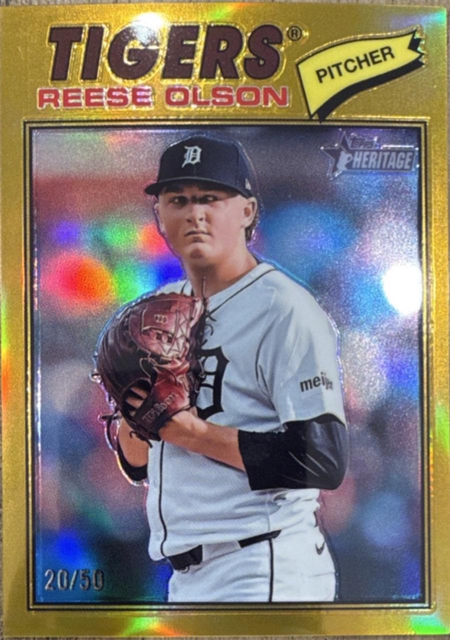 Reese Olson [Gold Bordered Chrome] #71
