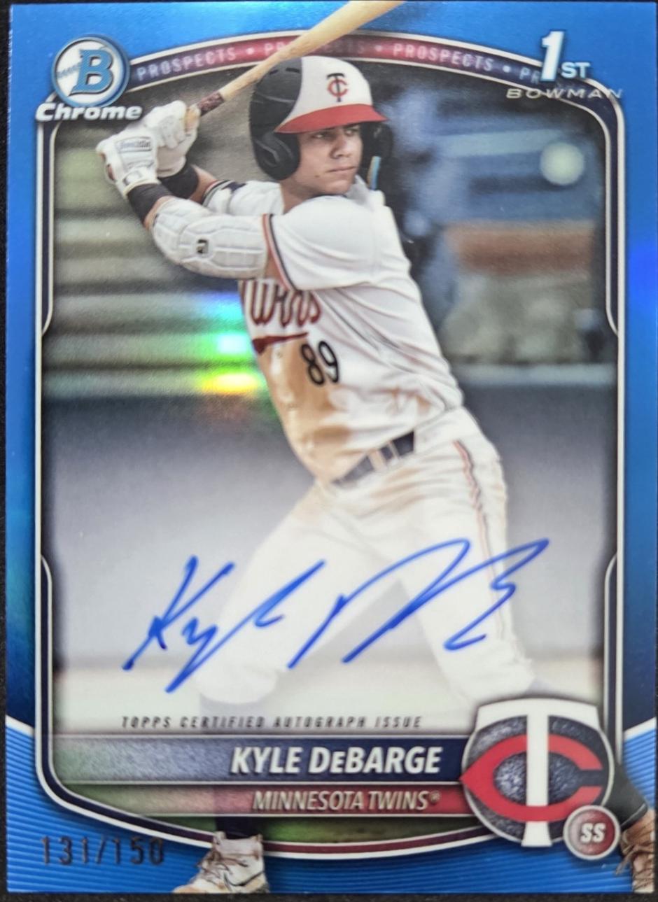 Kyle DeBarge [Blue Mojo Refractor] #CPA-KD
