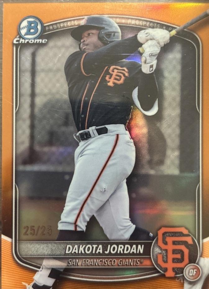 Dakota Jordan [Orange Refractor] #BDC-139