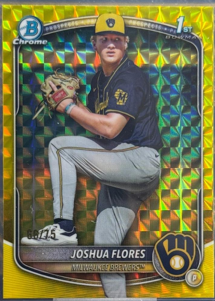 Joshua Flores [Yellow Geometric] #BDC-82