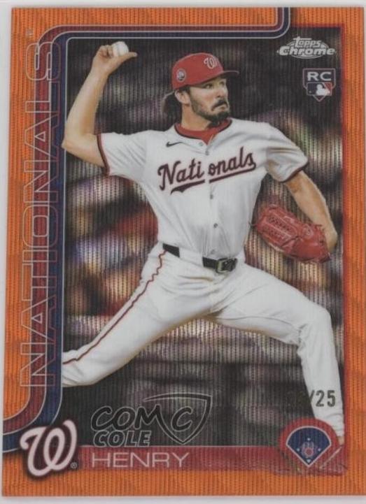 Cole Henry [Orange Wave Refractor] #USC72