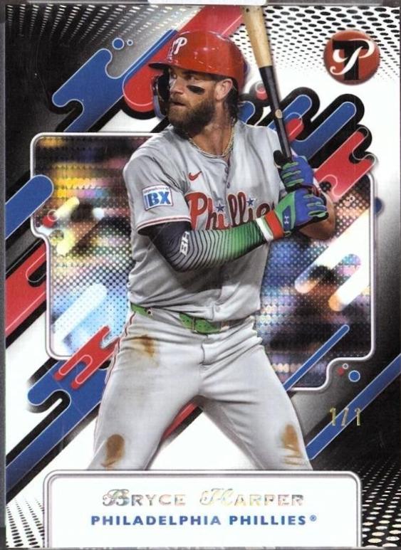 Bryce Harper [Encased Black Refractor] #106
