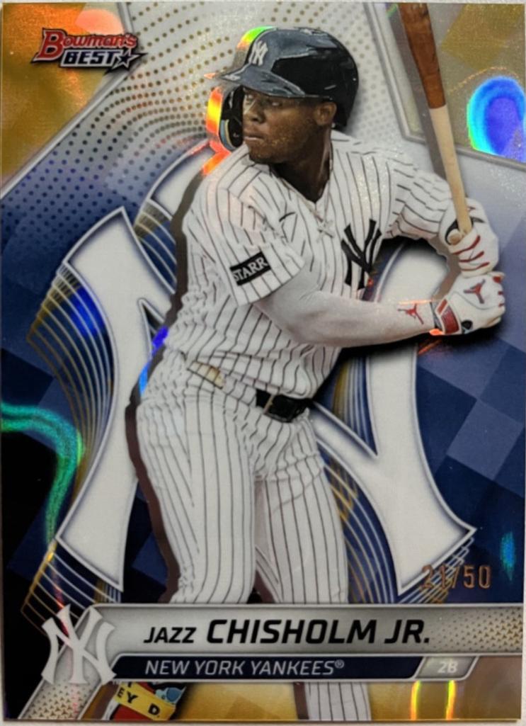 Jazz Chisholm Jr. [Gold Lava Refractor] #28