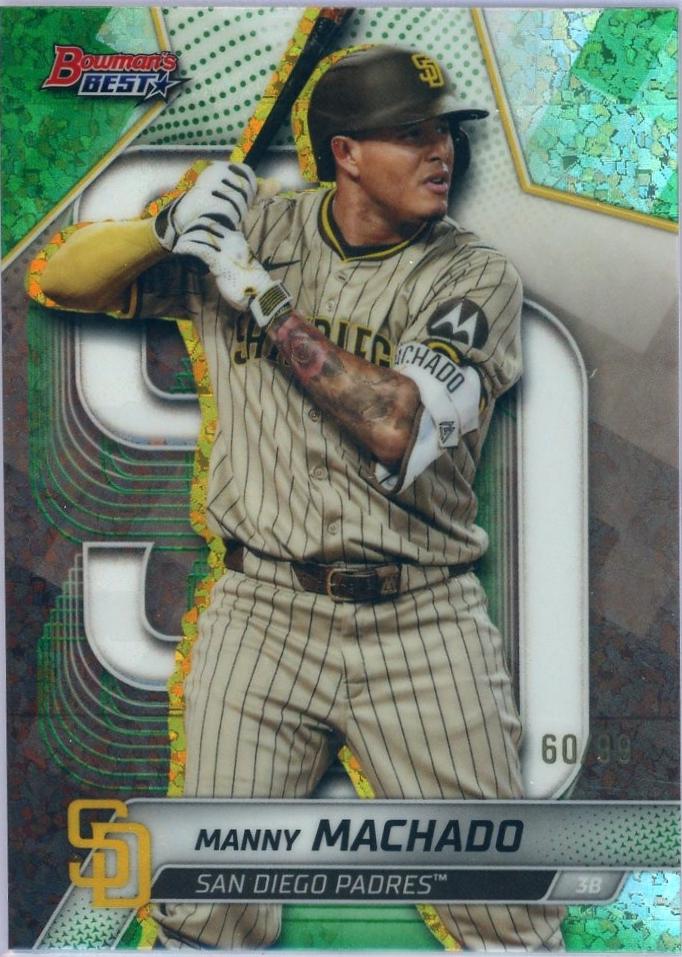 Manny Machado [Green Mini-Diamond Refractor] #6