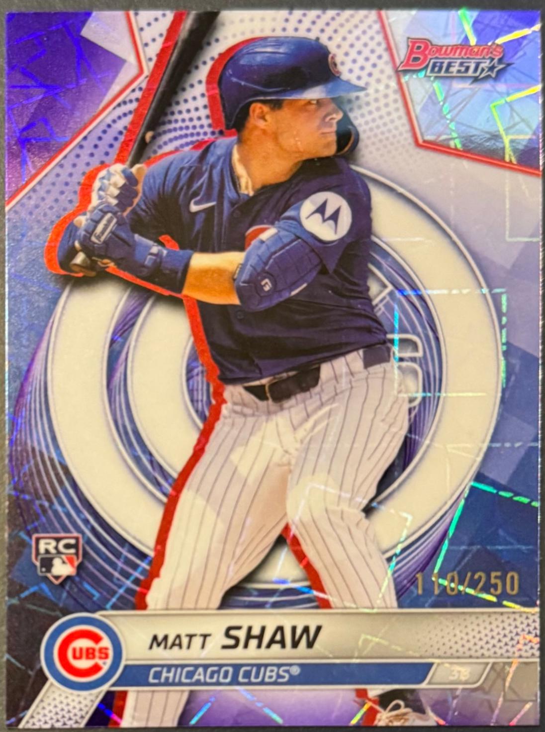 Matt Shaw [Purple Lazer Refractor] #15