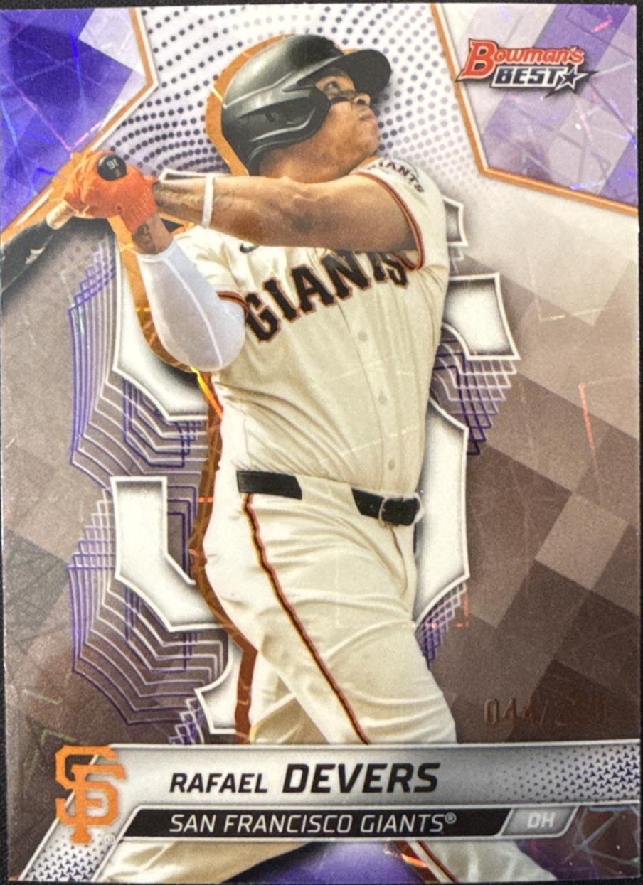 Rafael Devers [Purple Lazer Refractor] #21