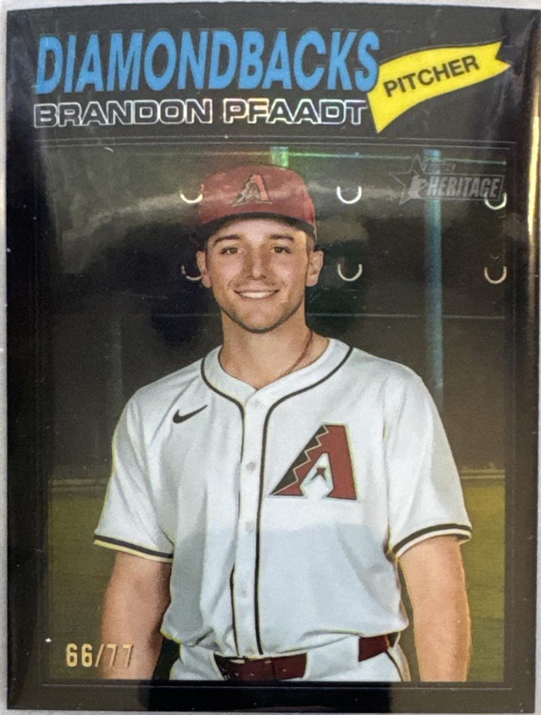 Brandon Pfaadt [Black Bordered Chrome] #126