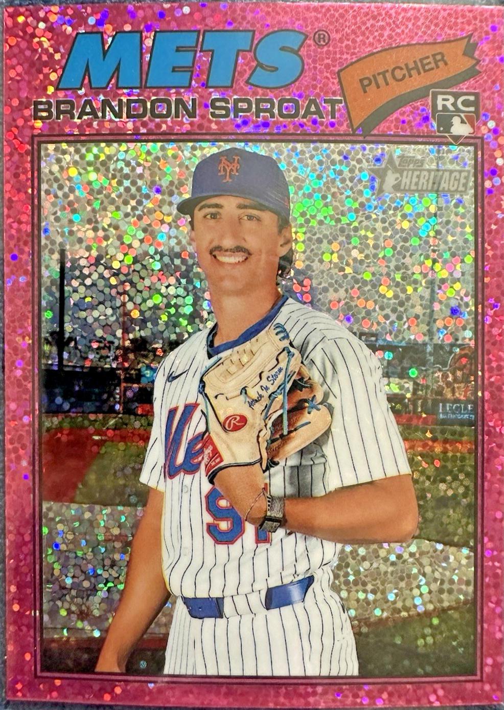 Brandon Sproat [Pink Sparkle Chrome] #118