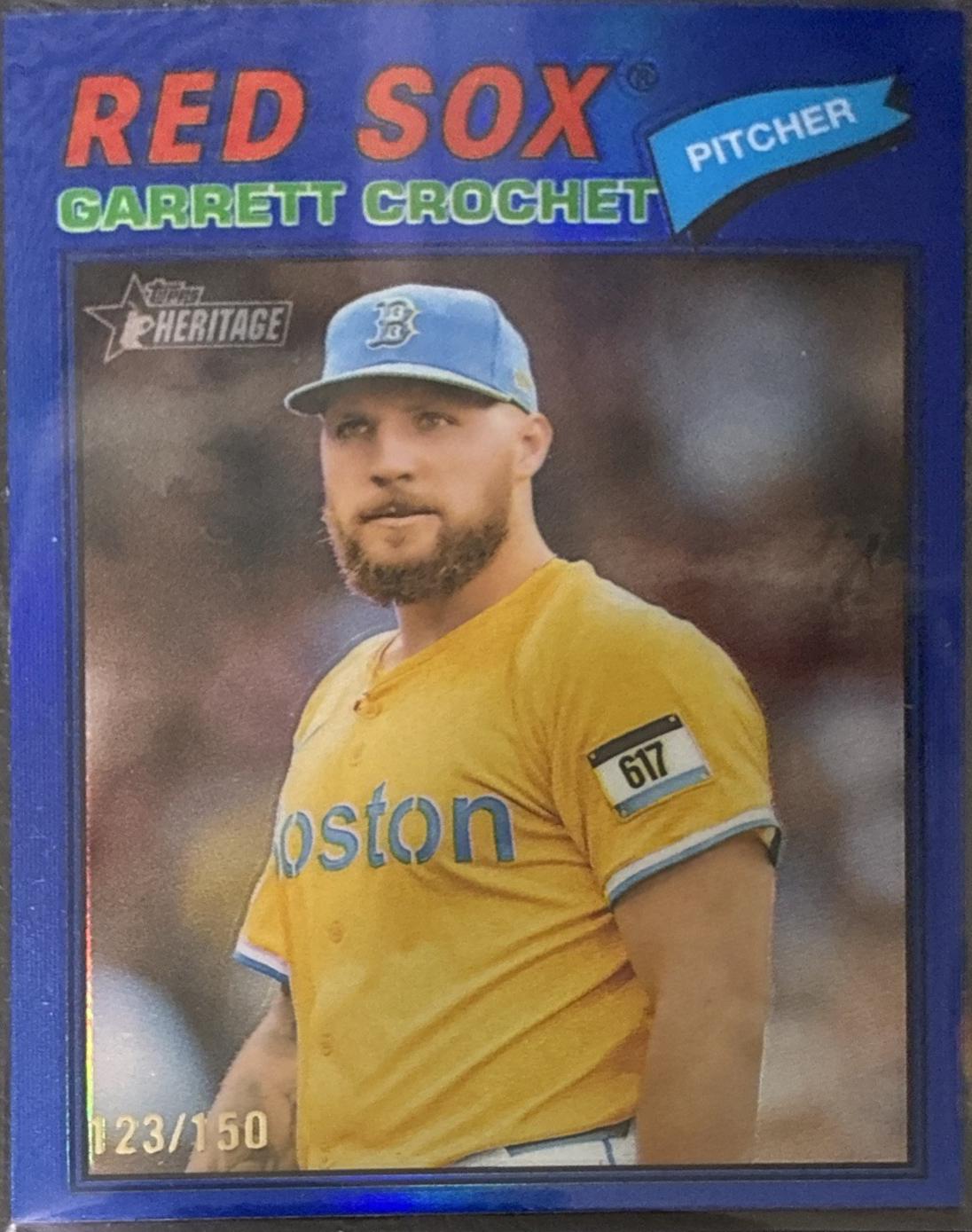 Garrett Crochet [Blue Bordered Chrome] #23