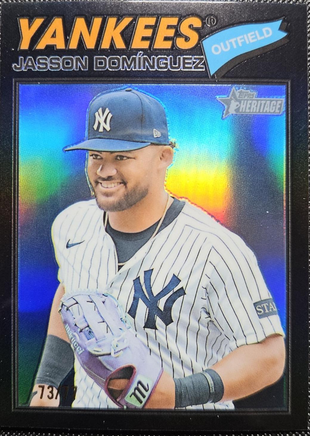Jasson Dominguez [Black Bordered Chrome] #104