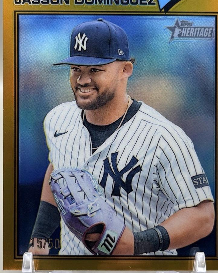Jasson Dominguez [Gold Bordered Chrome] #104