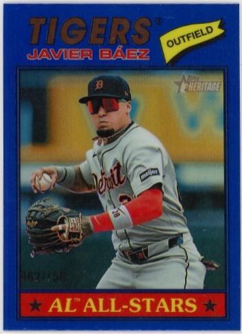 Javier Baez [Blue Bordered Chrome] #107