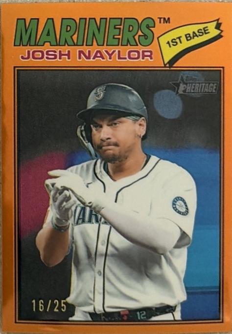 Josh Naylor [Orange Bordered Chrome] #129
