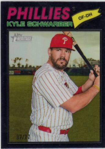 Kyle Schwarber [Black Bordered Chrome] #159