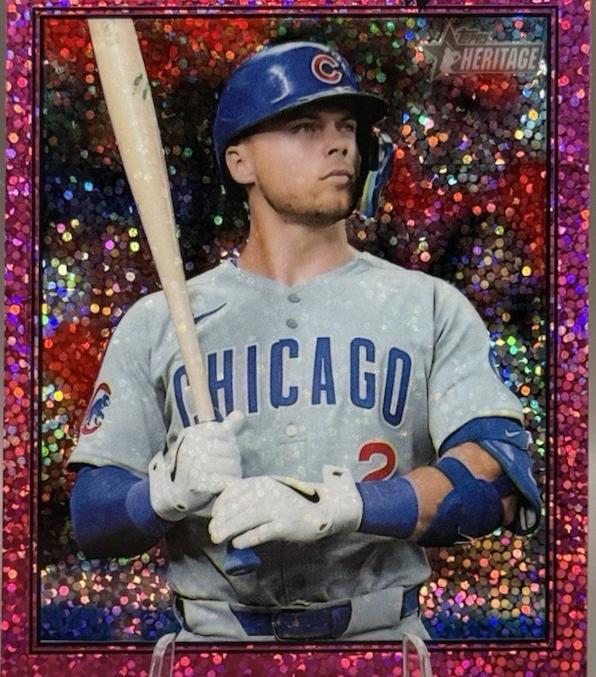 Nico Hoerner [Pink Sparkle Chrome] #28