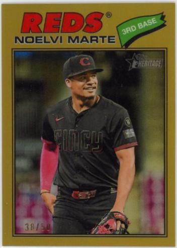 Noelvi Marte [Gold Bordered Chrome] #100