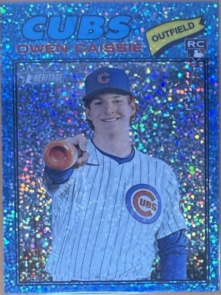 Owen Caissie [Light Blue Sparkle Chrome] #88