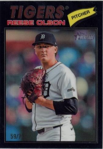 Reese Olson [Black Bordered Chrome] #71