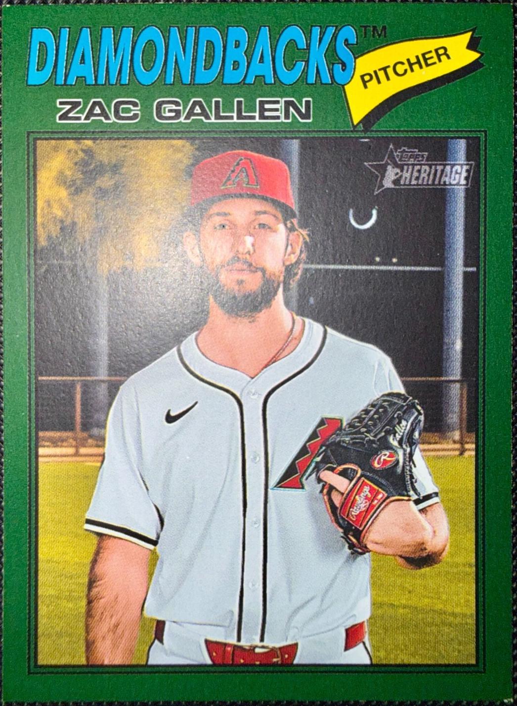 Zac Gallen [Dark Green] #254