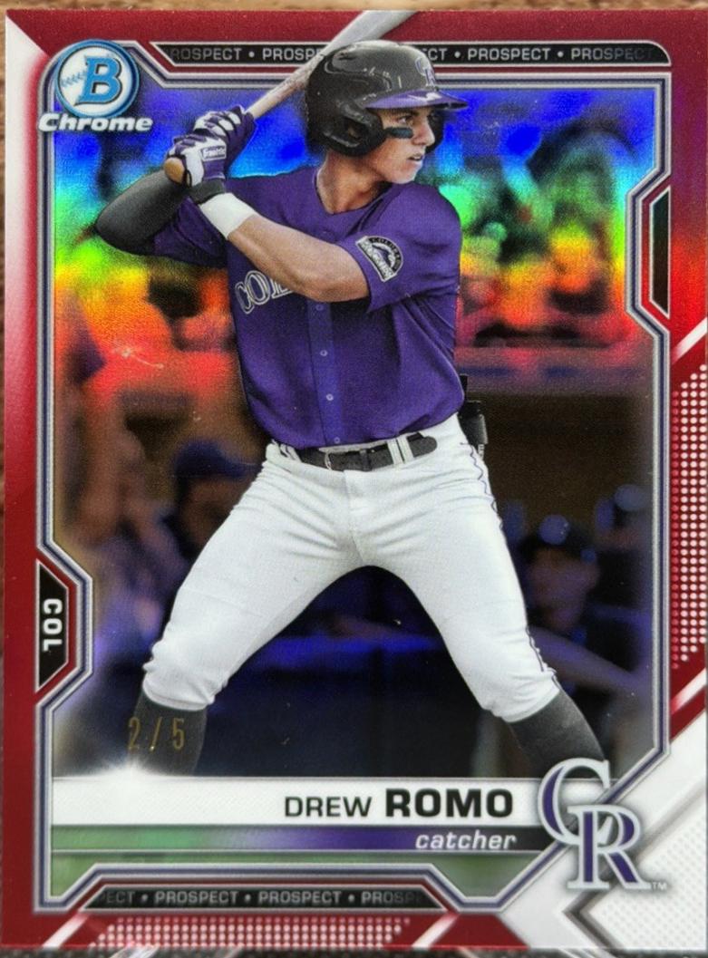 Drew Romo [Red Refractor] #BCP-126