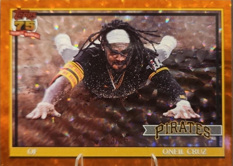 Oneil Cruz [Orange Crackleboard Foil] #T91-14