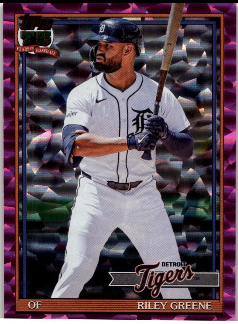 Riley Greene [Pink Crackleboard Foil] #T91-2
