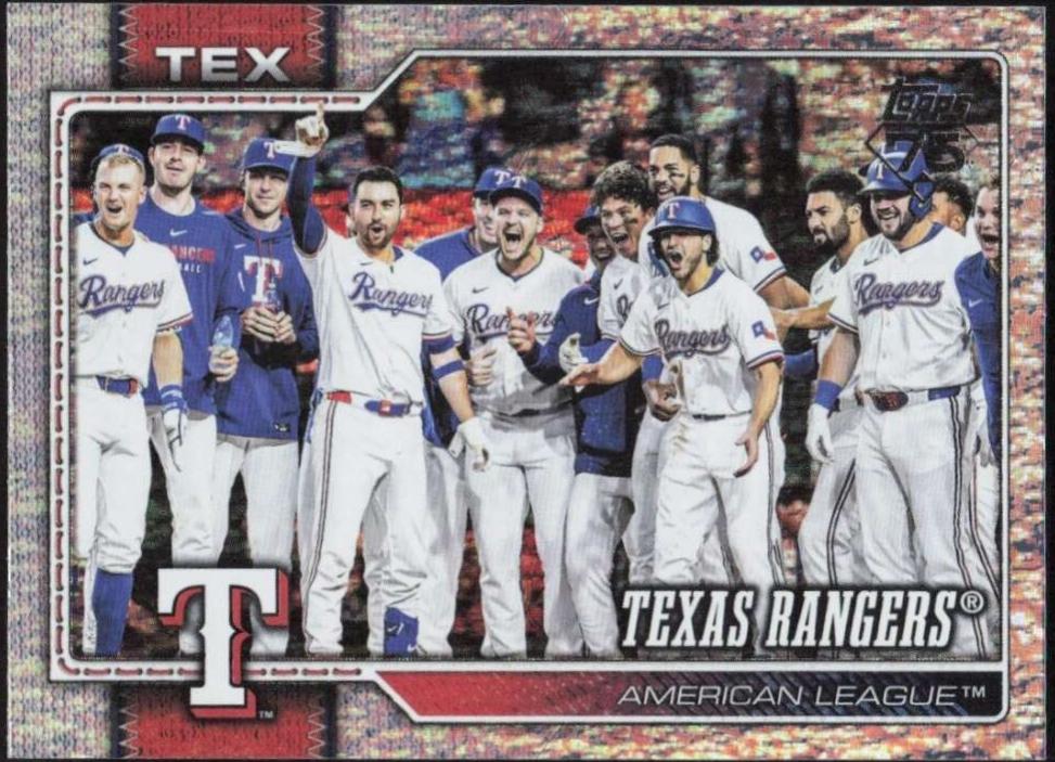 Texas Rangers [Silver Crackleboard] #258