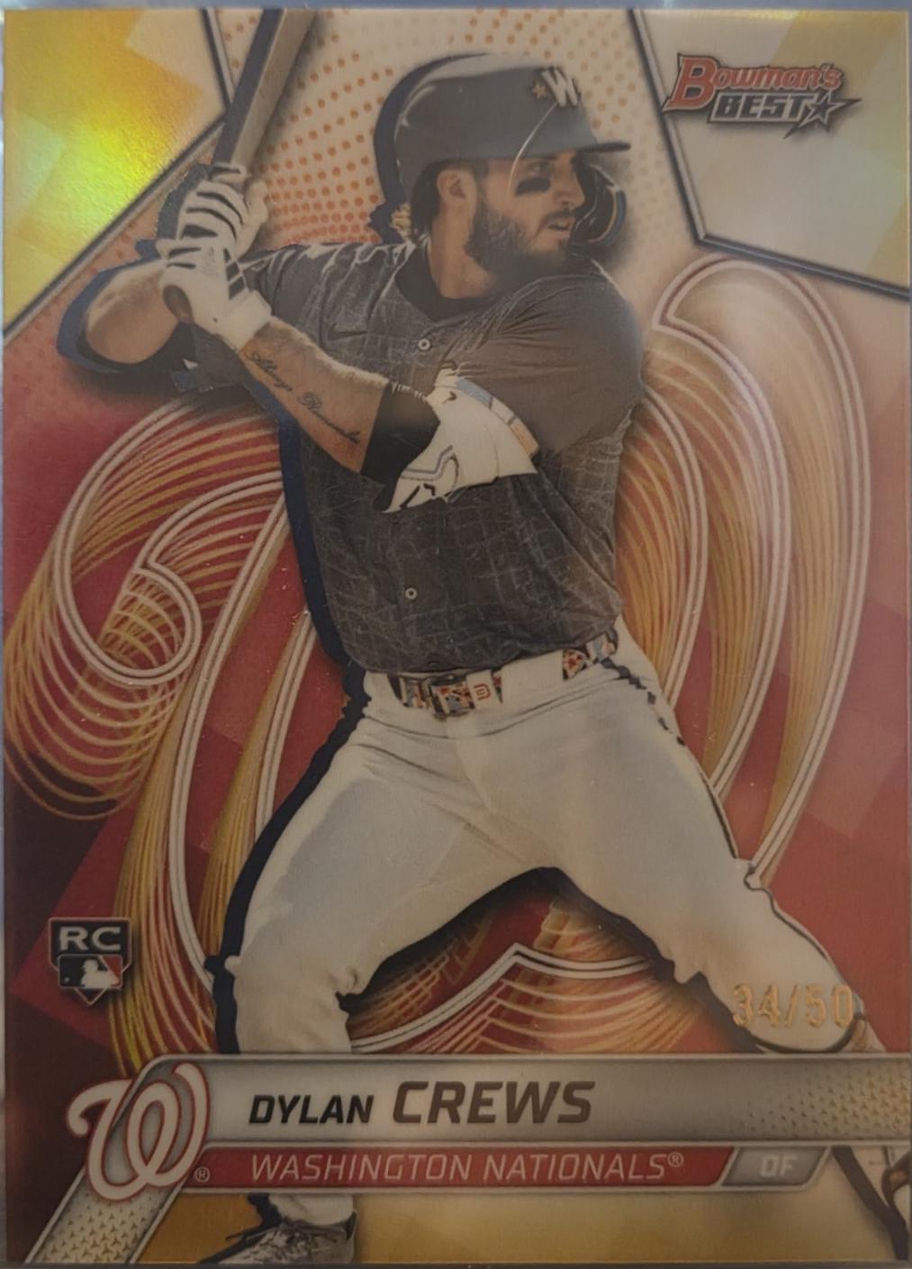 Dylan Crews [Gold Refractor] #27