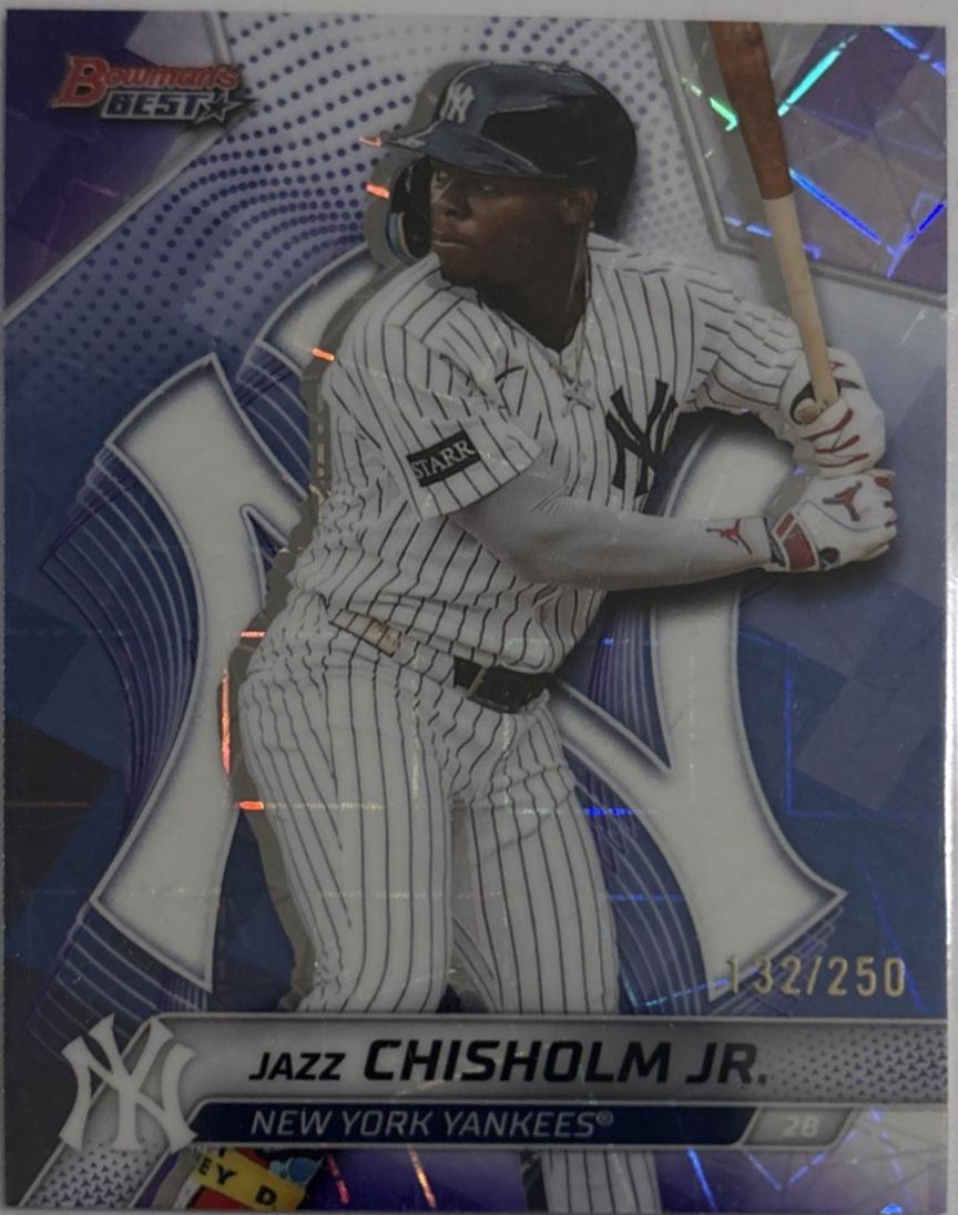 Jazz Chisholm Jr. [Purple Lazer Refractor] #28