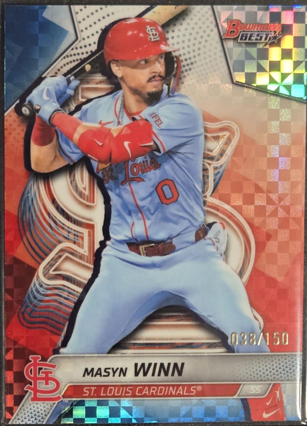 Masyn Winn [Blue Lazer Refractor] #44
